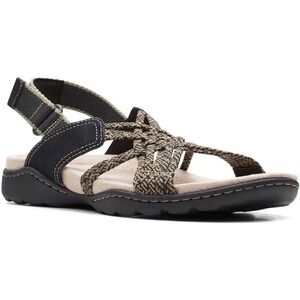 Clarks Amanda Ease - Black - Wide - Womens size 7.5.